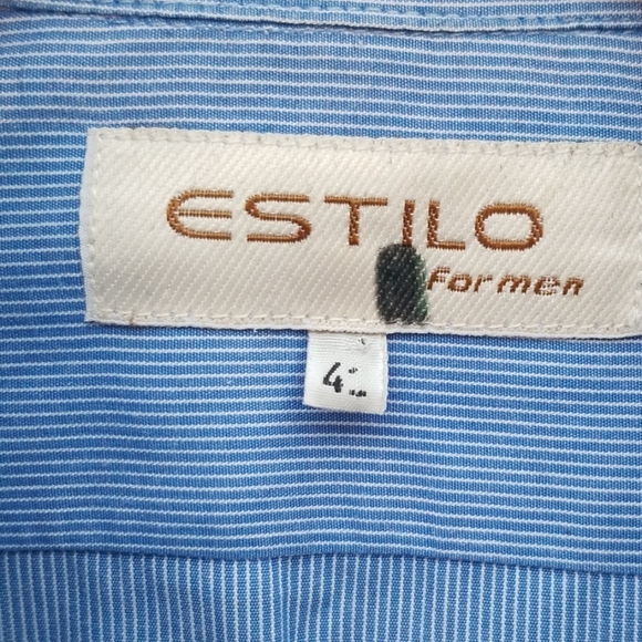 Estilo 100% Algodao Dress Shirt - Picture 3 of 8